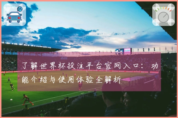 了解世界杯投注平台官网入口：功能介绍与使用体验全解析