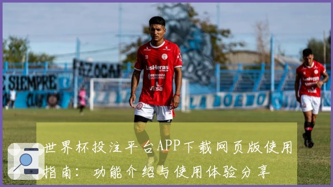 世界杯投注平台APP下载网页版使用指南:功能介绍与使用体验分享