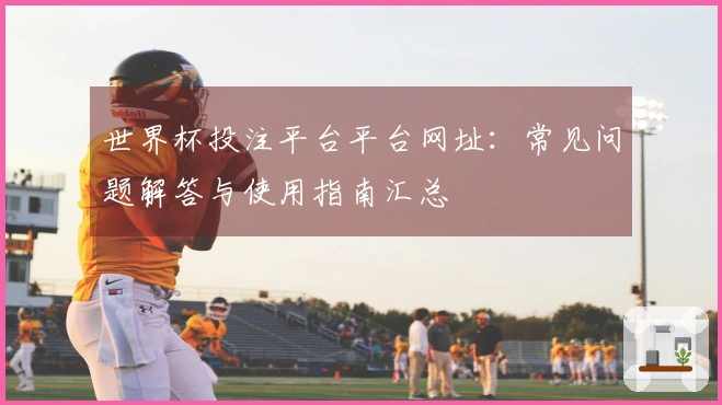 世界杯投注平台平台网址：常见问题解答与使用指南汇总